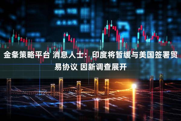 金夆策略平台 消息人士：印度将暂缓与美国签署贸易协议 因新调查展开